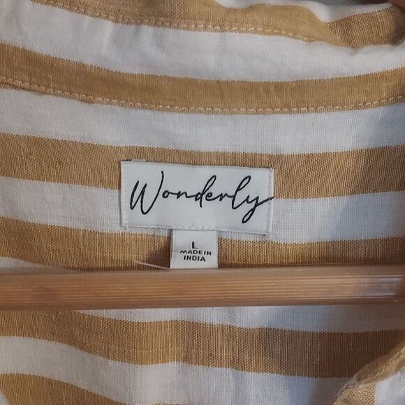 Wonderly Linen Dolman Top Sleeveless - Picture 3 of 7